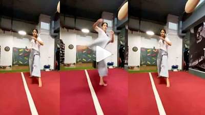 Disha Patani | ‘ये लडकी है या आग’, दिशा पाटनीचा जबरदस्त स्टंट सोशल मीडियावर चर्चेत, पाहा व्हिडीओ...