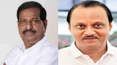 भाजप आमदार गणेश नाईक अजित पवारांच्या भेटीला