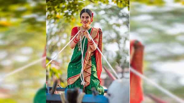 ‘पप्पी दे पारूला’ या गाण्यातून घराघरांत पोहोचलेला मराठी चेहरा अर्थात अभिनेत्री स्मिता गोंदकर.