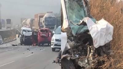 मुंबई-अहमदाबाद राष्ट्रीय महामार्गावर दोन कार एकमेकांना धडकल्या, एकाचा मृत्यू