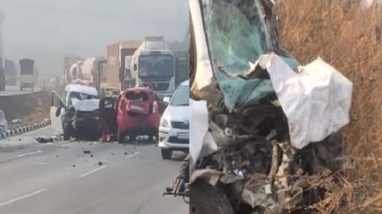 मुंबई-अहमदाबाद राष्ट्रीय महामार्गावर दोन कार एकमेकांना धडकल्या, एकाचा मृत्यू