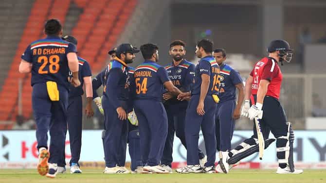 India vs England 2021, 5th T20I | शार्दुल-भुवनेश्वरचा भेदक मारा, विराट-रोहितची फटकेबाजी, टीम इंडियाची इंग्लंडवर 36 धावांनी मात, 3-2 ने मालिका खिशात