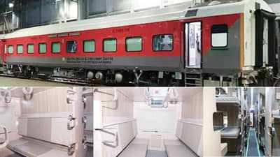 Indian Railway : पहिला वातानुकूलित थ्री टियर इकॉनॉमी क्लास डबा प्रवाशांच्या सेवेत