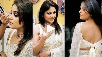 Video | शिमरी साडी अन् डायमंड नेकलेस, ‘पाठक’बाईंच्या नव्या लूकला ग्लॅमरचा तडका! पाहा खास व्हिडीओ  