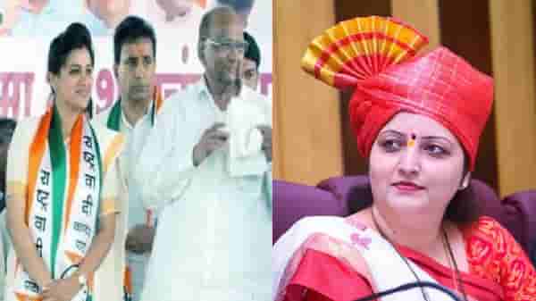 आधी खासदारकीचा राजीनामा द्या आणि मग महाराष्ट्रात राष्ट्रपती राजवटीच्या गप्पा करा, चाकणकर नवनीत राणांवर भडकल्या