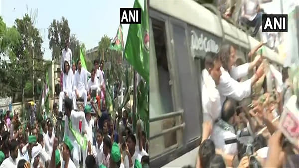 Video : बिहारमध्ये RJD कार्यकर्त्यांवर लाठीचार्ज, तेजस्वी आणि तेजस्वी यादव पोलिसांच्या ताब्यात
