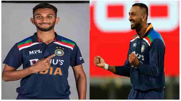 India vs England 1st Odi | इंग्लंड विरुद्धच्या पहिल्या सामन्यात पदार्पणवीर प्रसिद्ध कृष्णा आणि कृणाल पंड्याची शानदार कामगिरी