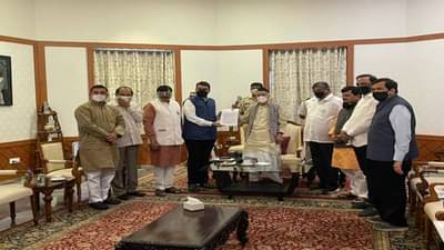 BJP Delegation Meet Governor | भाजपचे शिष्टमंडळ राज्यपालांच्या भेटीला, राज्यातील घटनांचा अहवाल कोश्यारींकडे सादर