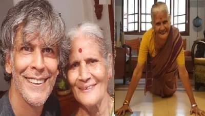 माझी आई 82 व्या वर्षीही 20 पुश अप्स मारते, मिलिंद सोमणचं चाहत्यांना फिटनेस चॅलेंज