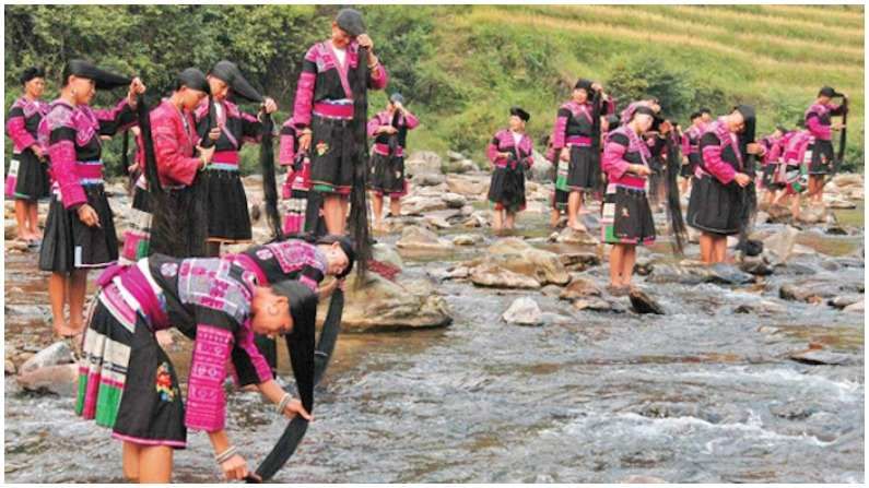 याओ समाजातील महिला पूर्ण आयुष्यात फक्त एकदाच केस कापतात. येथे महिला जेव्हा स्वत:साठी जीवनसाथी शोधतात तेव्हा त्या आपले केस स्कार्फसह झाकतात.