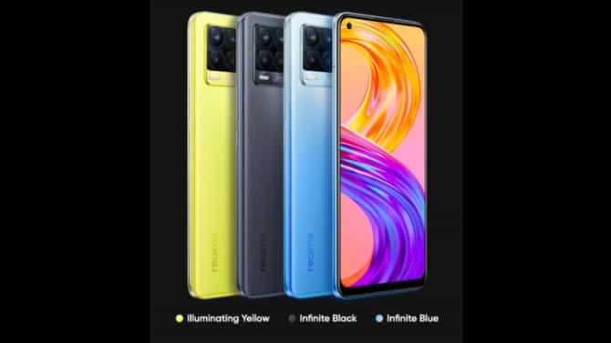 Realme 8 series मधील स्मार्टफोन्सवर 1999 रुपयांपर्यंतचा डिस्काऊंट