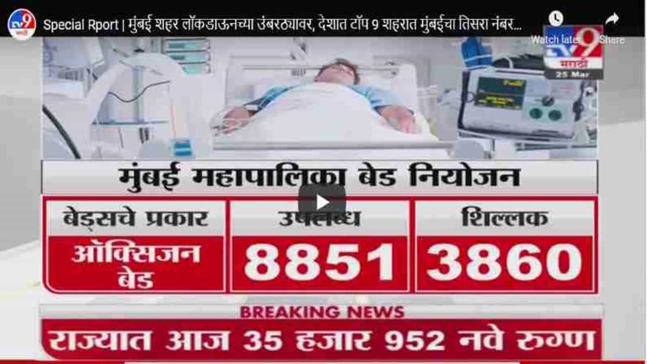 Special Rport | मुंबई शहर लॉकडाऊनच्या उंबरठ्यावर, देशात टॉप 9 शहरात मुंबईचा तिसरा नंबर