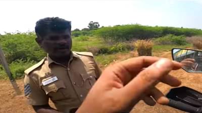 VIDEO | पोलिसाने सुनसान रस्त्यावर थांबवलं, त्यानंतर जे घडलं त्यावर विश्वास बसणार नाही