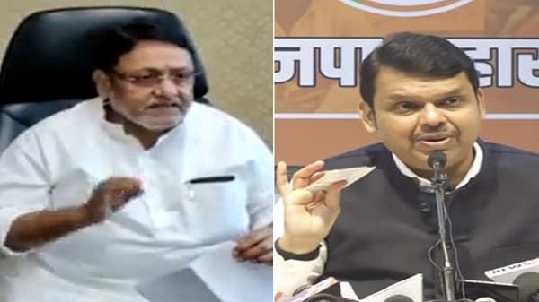 .. आणि म्हणून फडणवीस घाबरले!, नवाब मलिकांचा फडणवीसांवर पलटवार