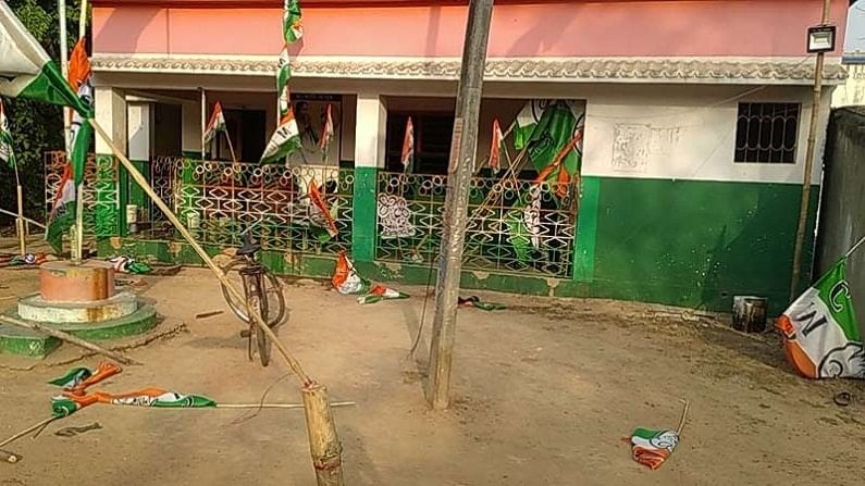 West Bengal Election 2021 : तृणमूल काँग्रेसच्या कार्यालयात बॉम्बस्फोट, TMC नेत्यांचा डावे आणि काँग्रेसवर आरोप