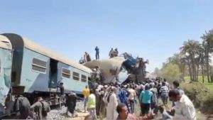 VIDEO: Egypt Train Accident : इजिप्तमध्ये भयानक अपघात, प्रचंड वेगाने धावणाऱ्या रेल्वेंची धडक, 32 जणांचा मृत्यू, 66 जखमी
