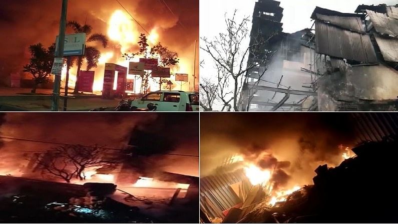 मुंबईत  प्रभादेवीत गोदामाला भीषण आग, दोन दिवसात पाच ठिकाणी अग्नितांडव