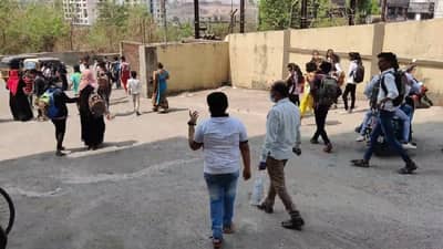 कल्याण-डोंबिवलीच्या कोरोना हॉटस्पॉट परिसरात शाळा भरवण्याचा अट्टाहास; विद्यार्थ्यांचा जीव धोक्यात