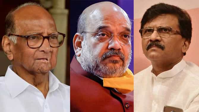 पवार-शहा भेट झालीच नाही, अफवांची धुळवड थांबवा; संजय राऊतांचं ट्विट