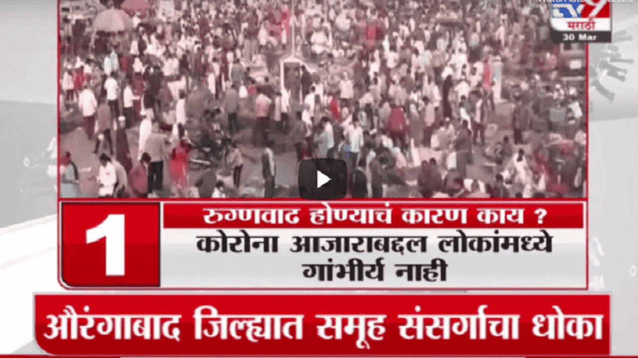 Special Report | औरंगाबाद जिल्ह्यात समूह संसर्गाचा धोका