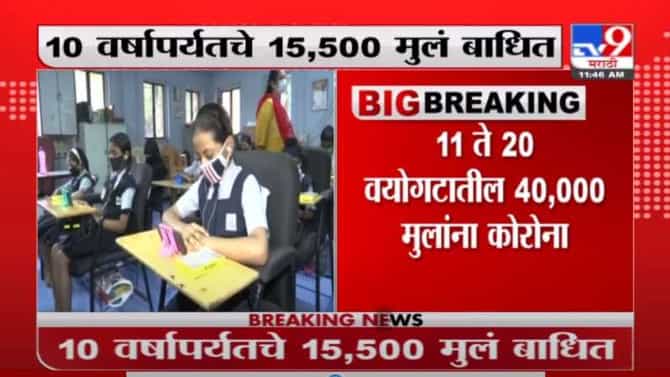 चिंताजनक, राज्यात 55 हजार लहान मुलांना कोरोना संसर्ग