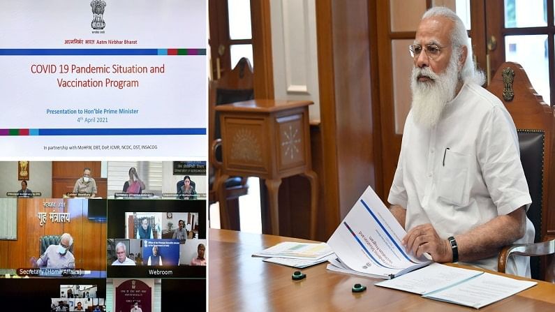 India Corona Update : पंतप्रधान मोदींची उच्चस्तरीय बैठक संपली, कोरोनाला रोखण्यासाठी केंद्राचा पंचसूत्री कार्यक्रम
