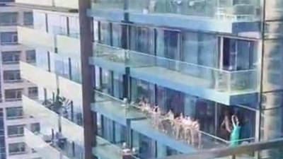 बाल्कनीत न्यूड स्टंट, सोशल मीडियात व्हिडीओ व्हायरल; 12 महिलांना अटक