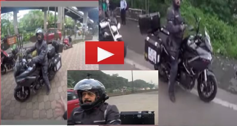 VIDEO | NIA ने जप्त केलेल्या स्पोर्ट्स बाईकवर सचिन वाझेंची स्वारी, चार वर्ष जुना व्हिडीओ समोर