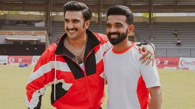 अभिनेता रणवीर सिंग अजिंक्य रहाणेच्या भेटीला, भेटीचं कारण काय?