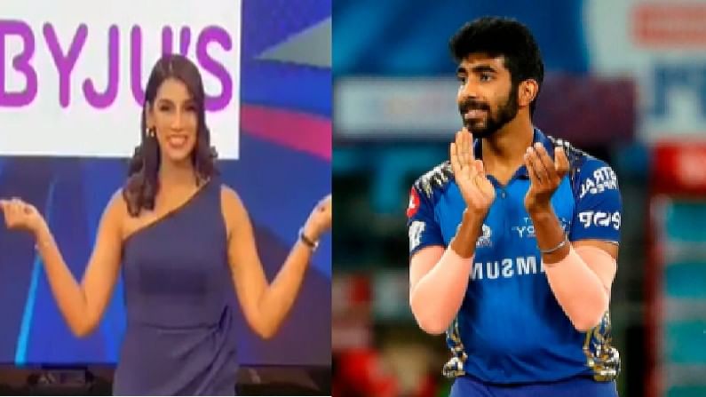 IPL 2021 : लग्नानंतरची नवऱ्याची पहिली मॅच, अँकरिंग करताना अंगावर निळा ड्रेस, बुमराहच्या पत्नीचा अनोखा 'प्रेमाचा अंदाज!'
