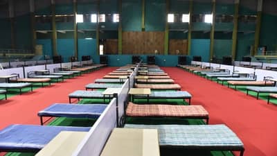 चांगलं जेवण, पिण्याचे पाणी, औषधे, खेळ आणि मनोरंजनाची सुविधा, नाशिकच्या स्टेडियममध्ये सुसज्ज कोविड सेंटरची उभारणी