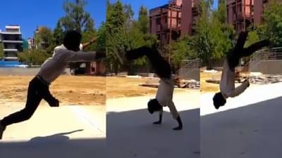 VIDEO | प्रबळ इच्छाशक्तीपुढे दिव्यांगत्वही हरलं, व्हिडीओ पाहून अरविंद केजरीवाल म्हणाले...