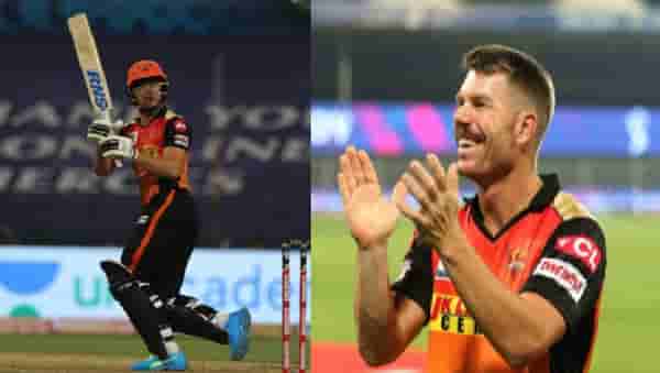 IPL 2021: अब्दुल समदच्या षटकारांनी डेव्हिड वॉर्नरला अत्यानंद, कर्णधाराकडून थाबासकीची थाप, पाहा व्हिडीओ