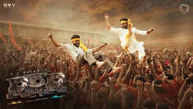 RRR New Poster | ‘आरआरआर’चे नवे पोस्टर प्रदर्शित, रामचरण-ज्युनिअर एनटीआरला एकत्र पाहून चाहत्यांची उत्सुकता शिगेला!
