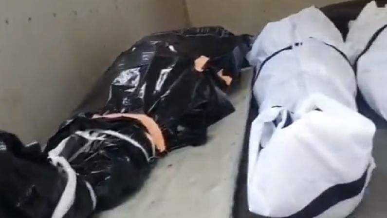 VIDEO | ठाण्यातील संतापजनक प्रकार, कोरोनाबाधितांचे मृतदेह गुंडाळण्यासाठी कचऱ्याच्या पिशव्यांचा वापर