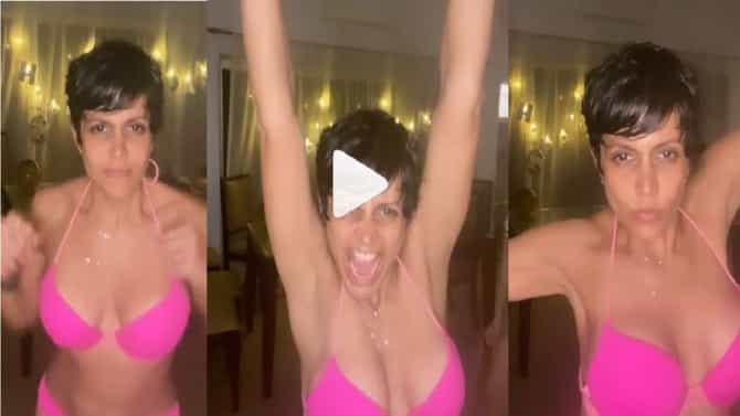 Happy Birthday Mandira Bedi : ‘इट्स माय बर्थडे’…मंदिरा बेदीनं शेअर केला स्पेशल व्हिडीओ, पाहा हॉट अवतार
