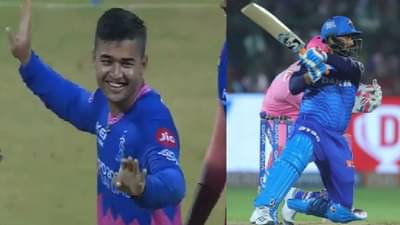 IPL 2021 : रिषभ पंतला आऊट केल्यावर खेळाडू मैदानातच नाचला, Video व्हायरल