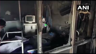 रायपूरमध्ये हॉस्पिटलला आग, 5 जण दगावले, चौघांचा ऑक्सिजनअभावी मृत्यू