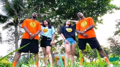 IPL 2021 : पांड्या भाऊ आणि जावा-जावांचा स्वॅगच वेगळा, हॉटेलच्या गार्डनमधून डान्स, पाहा जबरदस्त Video