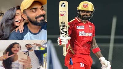 IPL 2021 : राहुलच्या बॅटमधून वाढदिवशी खणखणीत अर्धशतक, आथिया शेट्टी खूश, म्हणते...
