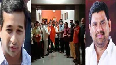 वैभव नाईकांचा नितेश राणेंना धक्का, सरपंच राणेंच्या हाती शिवबंधन