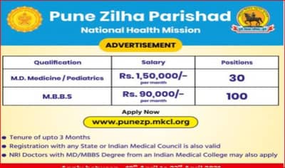 महिन्याला 70 हजार ते 1.50 लाख रुपये पगार देऊनही पुण्यात डॉक्टरांचा तुटवडा