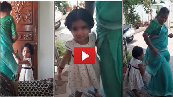 VIDEO | बाहेर जाऊ नकोस, कोरोना होईल, आजीचा पदर धरत चिमुकलीची आर्त हाक