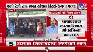 Maharashtra Lockdown | Mumbai मध्ये संचारबंदी लागू, तरीही लोकल ट्रेनमध्ये गर्दी