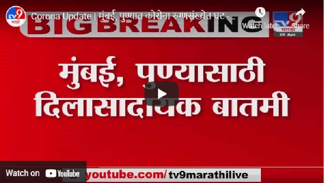 Corona Update | मुंबई, पुण्यात कोरोना रुग्णसंख्येत घट