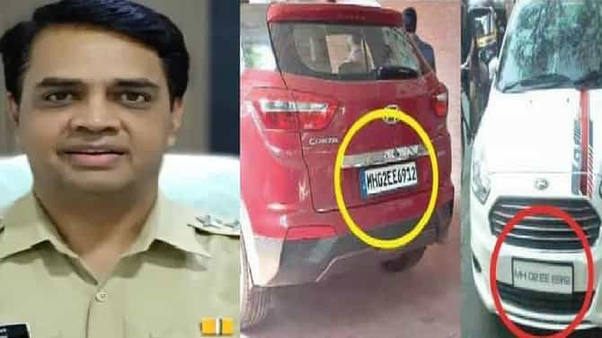 सचिन वाझेनंतर आता सुनील मानेचीही कार जप्त, बोरिवलीतून लाल गाडी NIA च्या ताब्यात