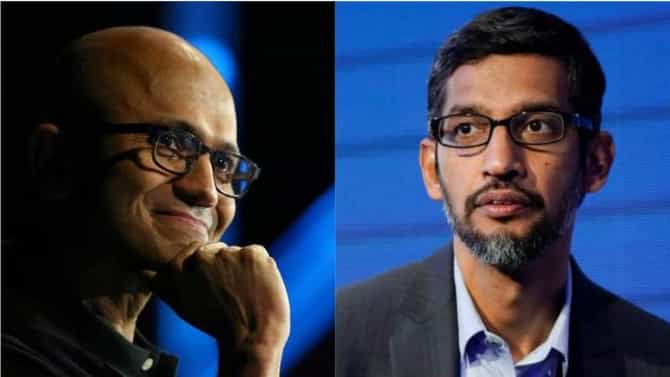 भारतामधील कोरोनाची विध्वसंक परिस्थिती पाहून सत्या नाडेला, सुंदर पिचाई हळहळले; मायक्रोसॉफ्ट-गुगल मदतीसाठी पुढे सरसावले