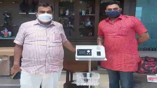 वडिलांच्या वर्षश्राद्धाचा खर्च टाळला, नागपूरच्या तरुणाकडून कोरोनाग्रस्तांना ॲाक्सिजन ह्युमिडीफायर यंत्र भेट