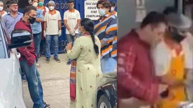 Video | मुंबईतील ‘कोव्हिड वॉरिअर्सं’साठी खाण्याची व्यवस्था, आधी सलमान खानने स्वतः घेतली पदार्थांची चव, पाहा व्हिडीओ...