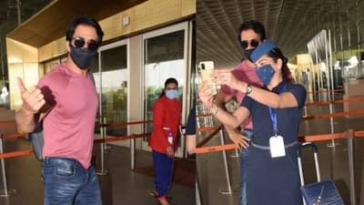 PHOTO | कोरोनाला मात दिल्यानंतर सोनू सूद मदतीसाठी पुन्हा तयार, विमानतळावर दिसला कूल अंदाज!